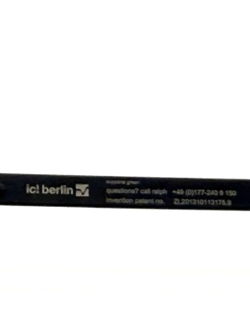 IC! BERLIN PALI-BLACK/GREEN TINTED UNISEX SUNGLASSES 55MM 16 145
